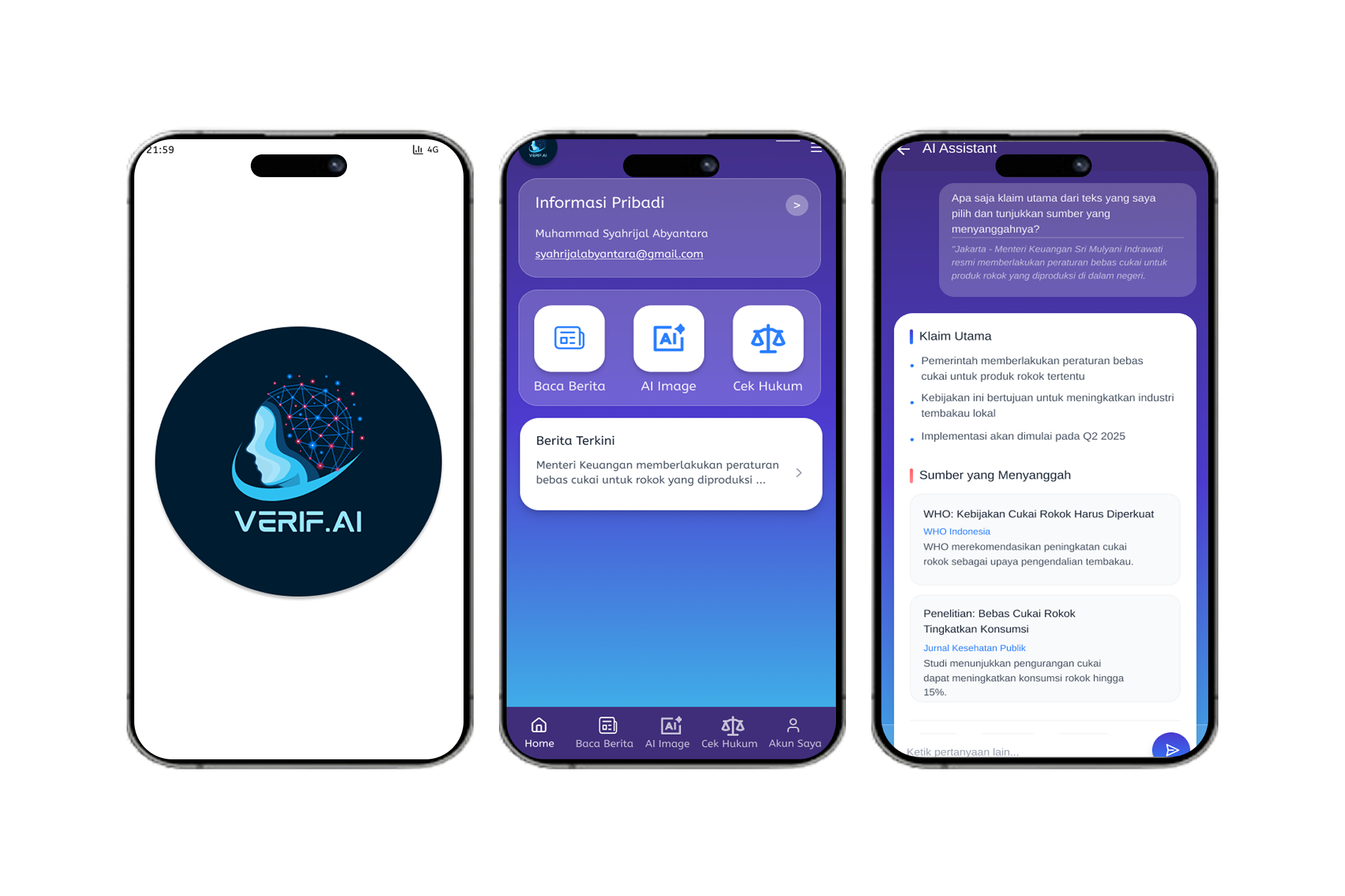 Verif.AI Mobile App
